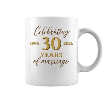 30 Years Of Marriage 1996 30Th Wedding Anniversary Coffee Mug - Thegiftio UK