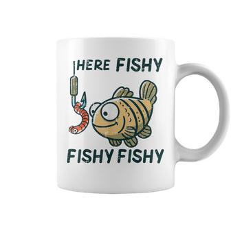 Fishing Fish Hook Cute Boys Kids Men Coffee Mug - Thegiftio UK