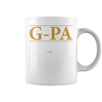 G-Pa Definition Fathers Day Grandpa Coffee Mug - Monsterry