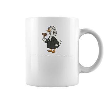 Goose Silly Lawyer Law School Graduation Future Lawyer Coffee Mug | Seseable UK
