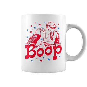 Independence Day Eagle Boop For Men's Women Coffee Mug - Thegiftio UK