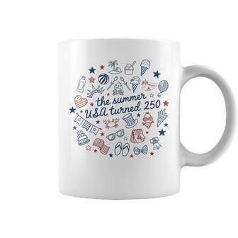 The Summer Usa Turns 250 1776-2026 4Th Of July Coffee Mug - Thegiftio UK