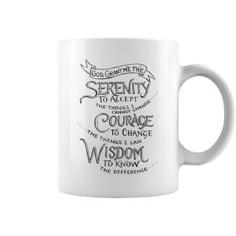 God Grant Me The Serenity To Accept The Things I Cannot Coffee Mug - Thegiftio UK