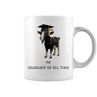 The Graduate Of All Time Goat Graduation Coffee Mug - Thegiftio UK