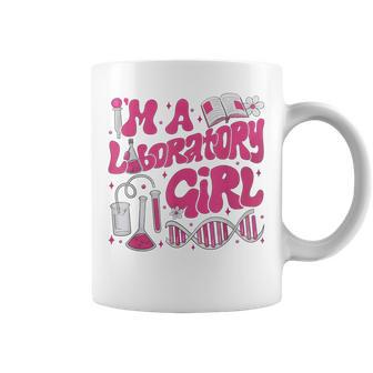 Groovy I'm A Laboratory Girl Retro Medical Lab Science Coffee Mug - Thegiftio UK