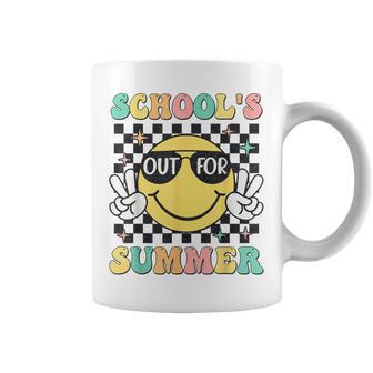 Groovy School's Out For Summer Last Day Of School Boys Girls Coffee Mug | Mazezy