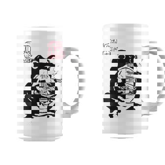 Grumpy Frog Ramen Anime Japanese Coffee Mug - Monsterry