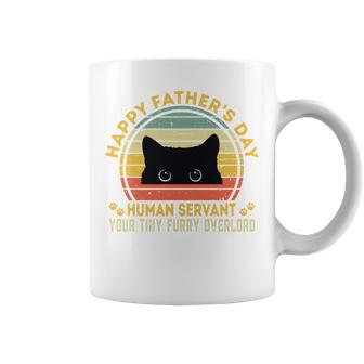 Happy Father's Day Human Servant Your Tiny Furry Overlord Performance Coffee Mug - Thegiftio UK