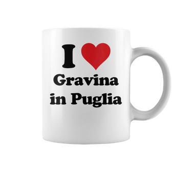 I Heart Gravina In Puglia Italy Love Italianouvenir Con Collo A Tazze - Novitaregali