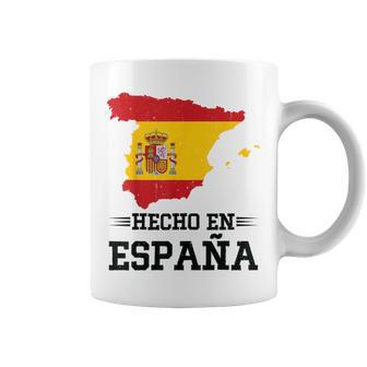 Hecho En Españaintage Retro Bandera De España Taza de café - Regaloses