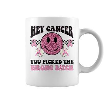 Hey Cancer You Picked The Wrong Bitch Coffee Mug - Thegiftio UK