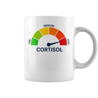 High Cortisol Levels Meme Coffee Mug - Thegiftio UK