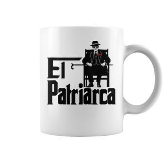 Hombre El Patriarca Diseño Divertido Para Abuelos Mexicanos In Mangas Taza de café - Regaloses