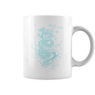 Homme Imprimé Dragon Bleuif Tasse - Cadeauxyz