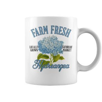 Hydrangea Farmers Market Gardening Farm A Fresh Hydrangea Coffee Mug - Monsterry UK