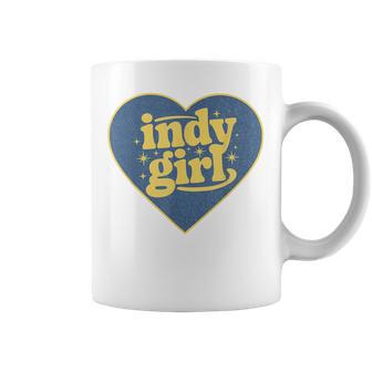 Indianapolis Retro Girl Throwback Indy Girls Coffee Mug - Thegiftio UK