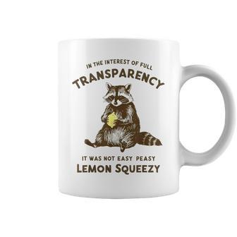 In The Interest Of Full Transparency It Was Not Easy Peasy Coffee Mug - Thegiftio UK