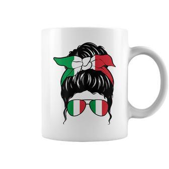 Italiana Chica Italia Bandera Italiana Italia Ragazza Italiana Taza de café - Regaloses