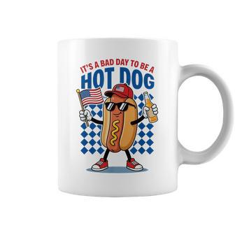 It's A Bad Day To Be A Hot Dog Coffee Mug - Thegiftio UK