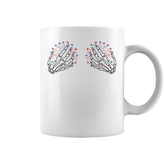 Just Here For The Fireworks Boobs 4Th Of July For Couples Coffee Mug - Thegiftio UK