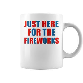 Just Here For The Fireworks 4Th Of July Couple Coffee Mug - Thegiftio UK