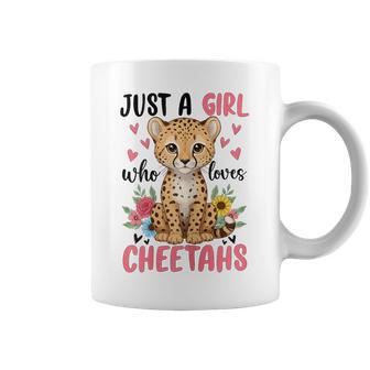 Just A Girl Who Loves Cheetahs Coffee Mug - Thegiftio UK