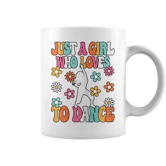 Just A Girl Who Loves To Dance Groovy Dancing Dancer Girls Coffee Mug | Seseable UK