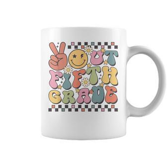 Last Day Of 5Th Grade Peace Out Fifth Grade Graduation Coffee Mug - Thegiftio UK