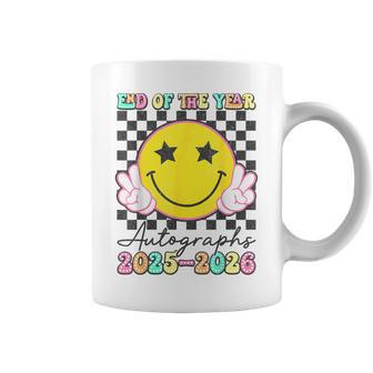 Last Day Of School End Of The Year Autographs 2025-2026 Coffee Mug - Thegiftio UK