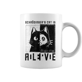 Le Chat Dechrödinger Mort Etivant Physique Quantique Tasse - Cadeauxyz