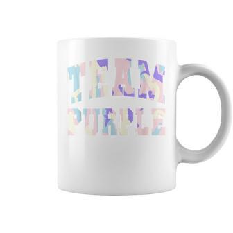 Let's Go Team Purple Summer Camp War Game Day School Spirit Coffee Mug - Thegiftio UK