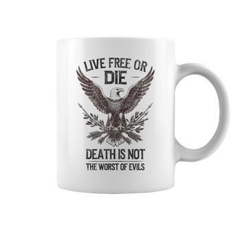 Live Free Or Die Patriotic Usa American 4Th Of July Coffee Mug - Thegiftio UK