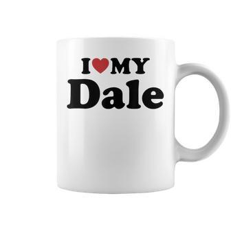 I Love My Dale Nombre Conjunto Pareja Taza de café - Regaloses