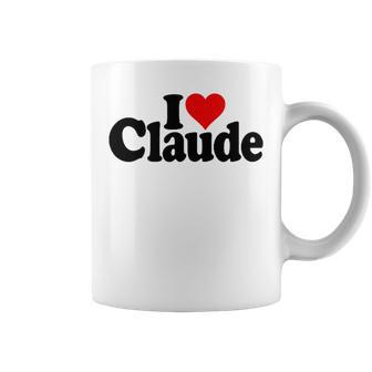 I Love Heart Claude Namee On A コーヒーマグ - Kawaiitshirt