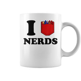 I Love Nerds Protection De Poche Amusante Pour Jeux De Mots Geekarcastique Tasse - Cadeauxyz