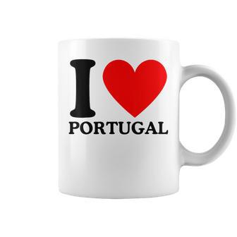 I Love Portugal I Heart Portugal Taza de café - Regaloses