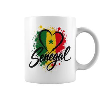 I Loveenegal 休暇 旅行 旗 お土産 ハート ツーリスト コーヒーマグ - Kawaiitshirt