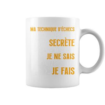 Ma Technique D'échecs Est Topecrète Drôle Échecs Jeu Haut De Gamme Tasse - Cadeauxyz