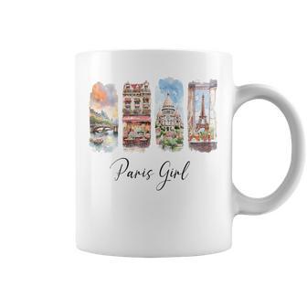 Macarons Tour Eiffel Et France -Acances Paris Tasse - Cadeauxyz