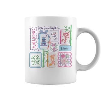 Mahjong Girls Game Night Mahjong Love Playing Chinese Coffee Mug - Thegiftio