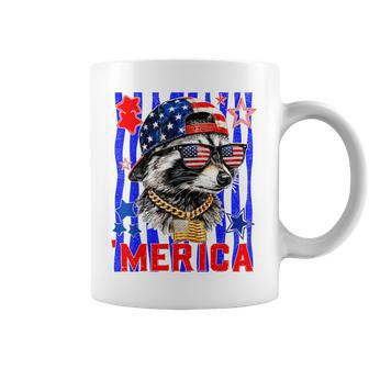 Merica 1776-2026 Raccoon Usa 4Th Of July 250 Years Freedom Coffee Mug - Thegiftio UK