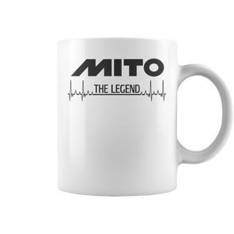 Mito レジェンド 125 ハートビート レジェンド バイク Cagiva コーヒーマグ - Kawaiitshirt