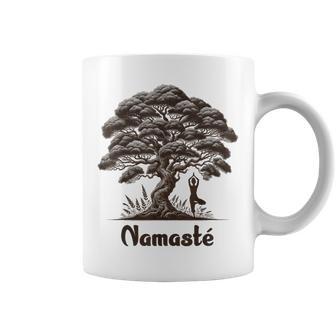 Namasté Yoga Relaxation Méditation Paix Intérieure Nature Tasse - Cadeauxyz
