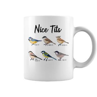 Nice Tits – Oiseau Drôle Observant Les Oiseaux Tasse - Cadeauxyz
