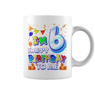 Niños Producto De Fiesta De Cumpleaños Número 6 Regalo Para Niño Y Niña De 6 Años Taza de café - Regaloses
