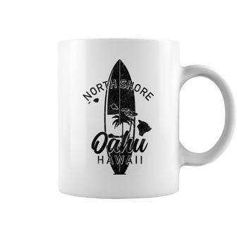 North Shore Oahu Hawaii Surf Board Surfing Surfer Hawaiian Coffee Mug - Thegiftio UK