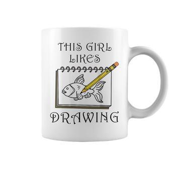 Obras De Arte Dibujo Bocetos Ilustrador In Mangas Taza de café - Regaloses
