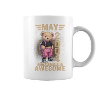On Back 2004年5月 22歳の誕生日 22歳 テディベア コーヒーマグ - Kawaiitshirt