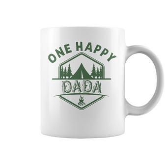 One Happy Dada First Birthday Camping Matching Family Party Coffee Mug | Seseable UK