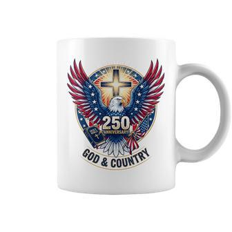 One Nation Under God 250Th Anniversary Eagle Christian Usa Coffee Mug - Thegiftio UK
